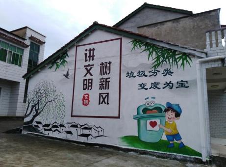  邓州墙绘是现在流行的墙体广告