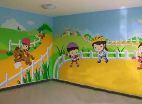  邓州幼儿园墙体彩绘制作流程及注意事项