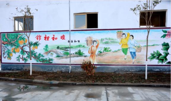  邓州乡镇文化墙 乡风文明焕发新活力